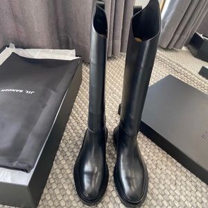 Jil Sander Knee High Leather Boots